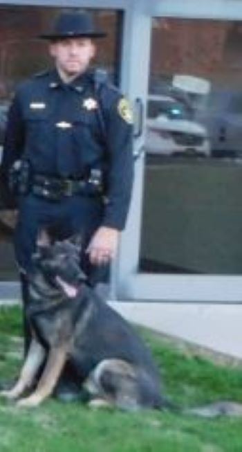 Deputy with K-9 Unit Dog 3